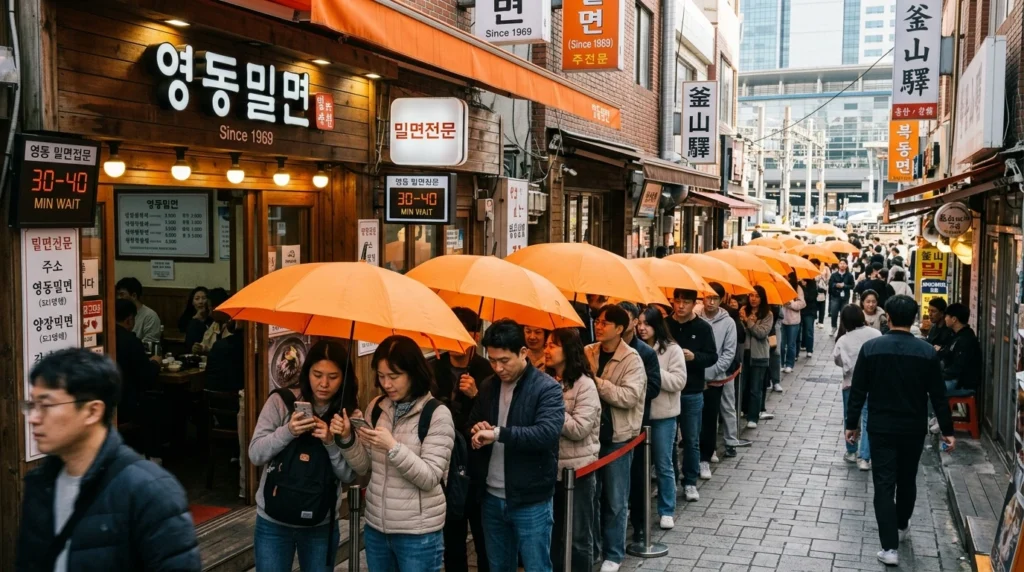 Yeongdong Dwaeji Gukbap Waiting
