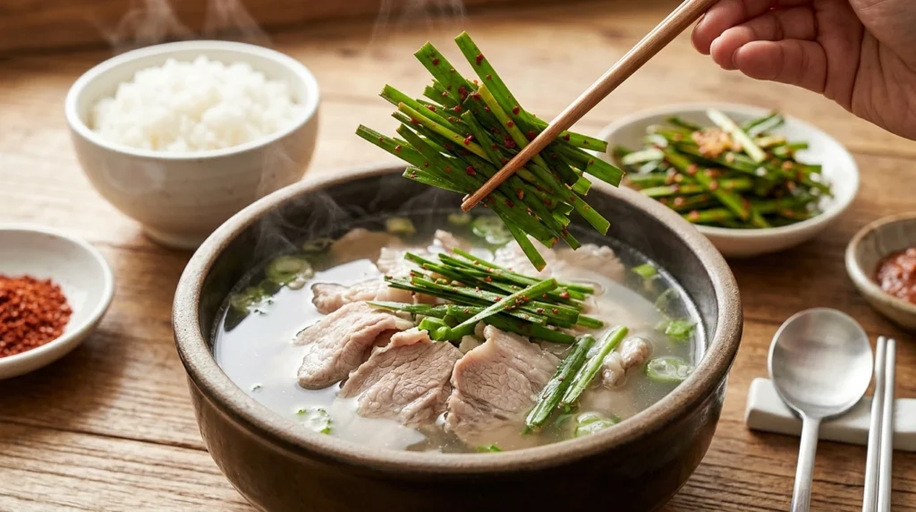 Bonjeon Dwaeji Gukbap close up