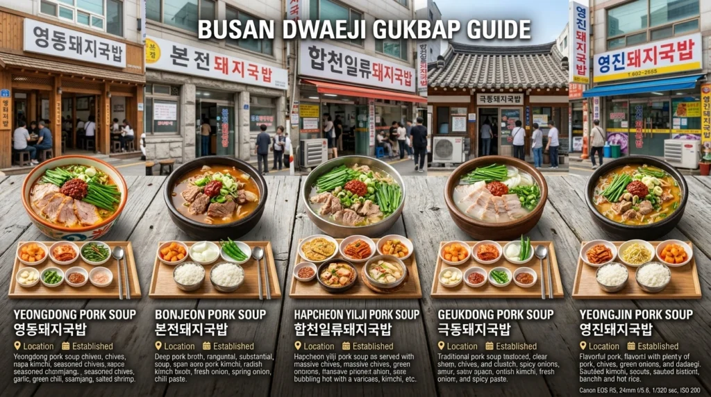 Busan Dwaeji Gukbap Restaurant Collection