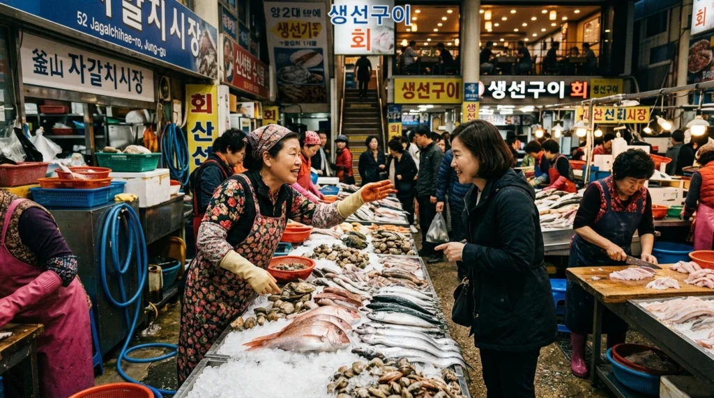 Busan Jagalchi Seafood Market