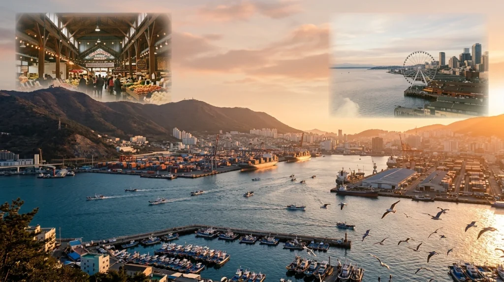 Busan ocean coast