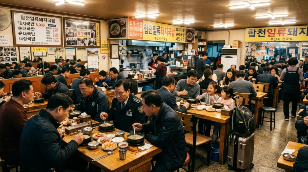 Hapcheon Illyu Dwaeji Gukbap inside