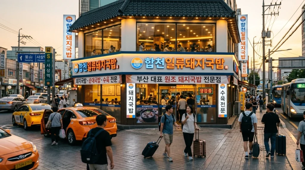 Hapcheon Illyu Dwaeji Gukbap outside