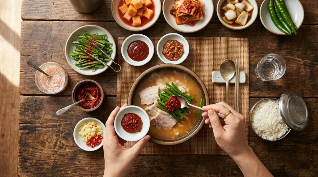 Table Etiquette & Customization Busan Dwaeji Gukbap