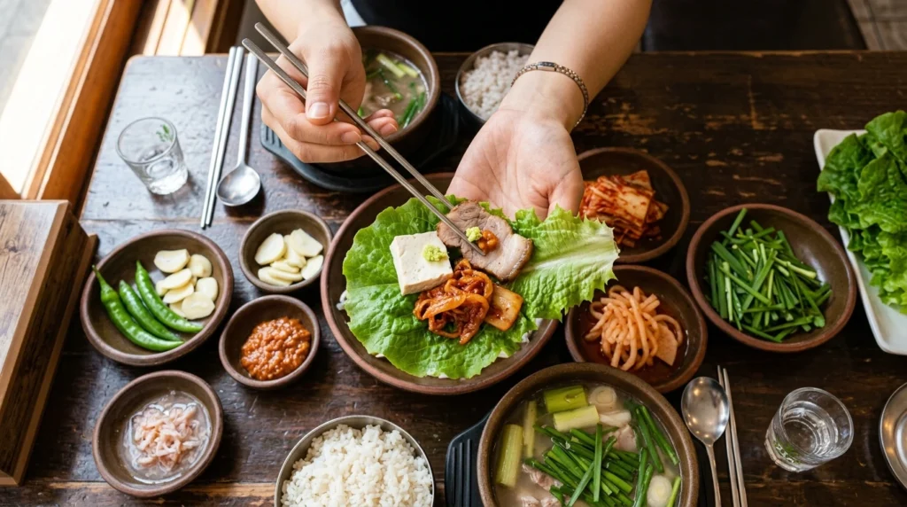 Yeongjin Dwaeji Gukbap How to make ssam
