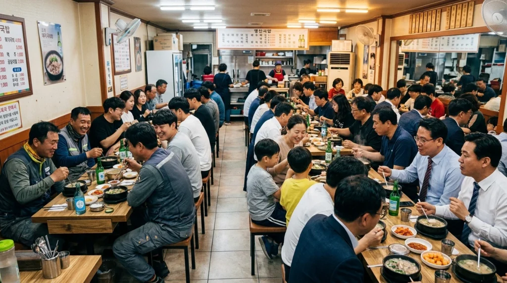 Yeongjin Dwaeji Gukbap Inside