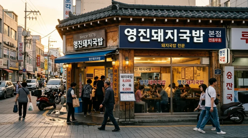 Yeongjin Dwaeji Gukbap Outside